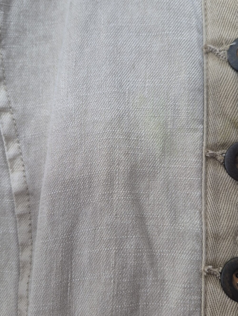 Sundance Laurel Legends Military Jacket Ruffles Size Small Tan Boho - Picture 6 of 6